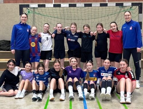 Weibliche D trainiert mit Bundesliga-Stars