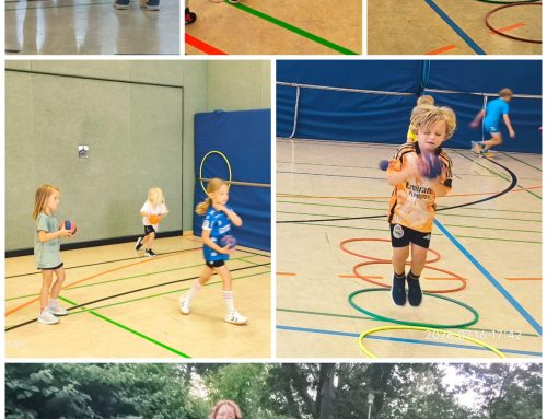 Letztes Training Flöhe vor den Ferien